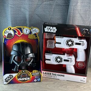 Star Wars Bundle Vader Force N Tell + Láser Tag Game 2 Player Set New